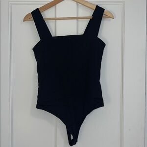 Abercrombie & Fitch Black Sleeveless Bustier Bodysuit